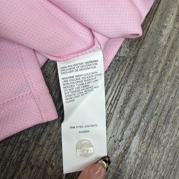 Pink Men’s Medium PGA Tour Polo Shirt NWT - Picture 9 of 9